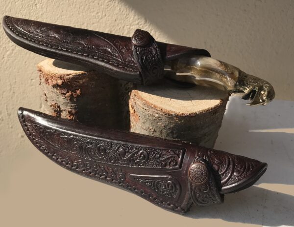 Carved Leather Sheath - Image 3