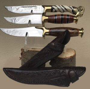 Carved Leather Sheath